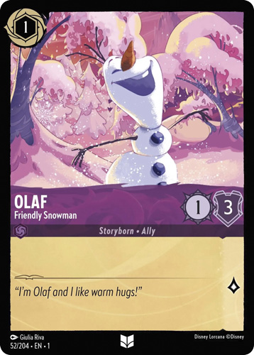 Olaf Friendly Snowman